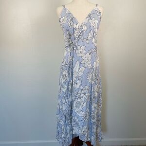 NWT Hem & Thread Wrap Style Floral Midi Dress Size S or M